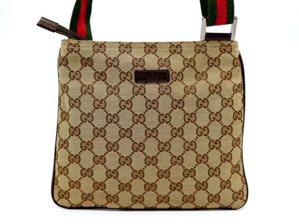 Gucci bag shoulder Sherry GG canvas Beige Cream
